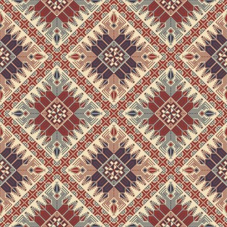 Embroidery Tatreez pattern, Palestinian fashion vector ornament