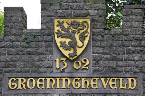 The Groeningegate, a triumphal arch commemorating the 600th anniversary of the Battle of the Golden