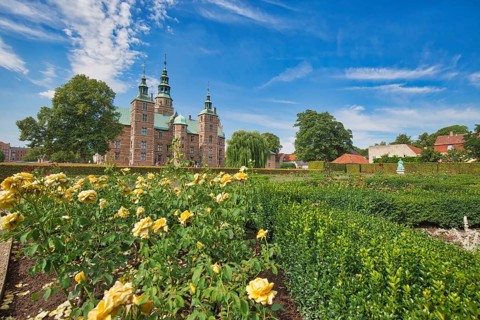 King Garden, the oldest and most visited park in Copenhagen, Denmark-located near Rosenborg Palace