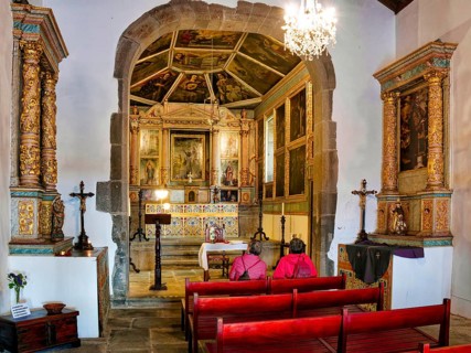Corpo Santo Chapel, one of the oldest places of worship in Madeira, interior view, Funchal,