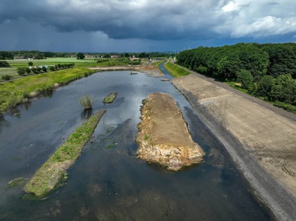 Dortmund / Castrop-Rauxel, North Rhine-Westphalia, Germany, river renaturalisation, renaturation of