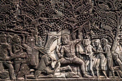 Bayon Temple, Angkor Wat, Angkor, UNESCO World Heritage Site, Siem Reap, Cambodia, Indochina,