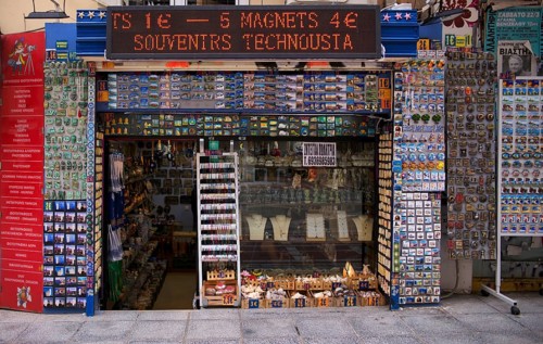 Souvenir shop, souvenirs, souvenirs, Thessaloniki, Macedonia, Greece, Europe