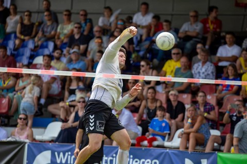 Fistball: TSV Pfungstadt against Union Tigers Vöcklabruck (IFA 2024 Fistball World Tour Finals