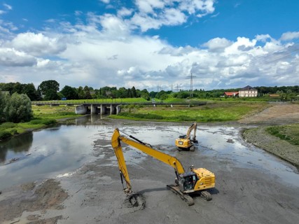 Dortmund / Castrop-Rauxel, North Rhine-Westphalia, Germany, river renaturalisation, renaturation of
