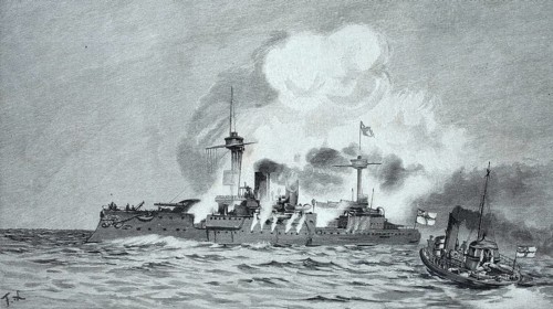 The Brandenburg was a ship of the line of the Imperial Navy, Germany, classified as an armoured