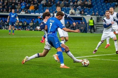 Football UEFA Europa League, 2024/25 season, matchday 7: TSG Hoffenheim v Tottenham Hotspur.