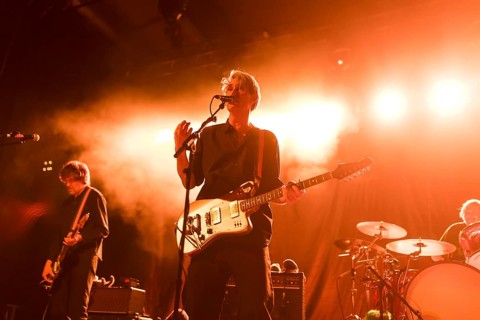 Dirk von Lowtzow, singer and guitarist of Tocotronic live on Golden Years Tour 2025 in Berlin's