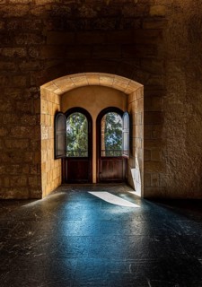 Interior design, Royal Palace Alumdaina, Palma de Majorca, Spain, Europe