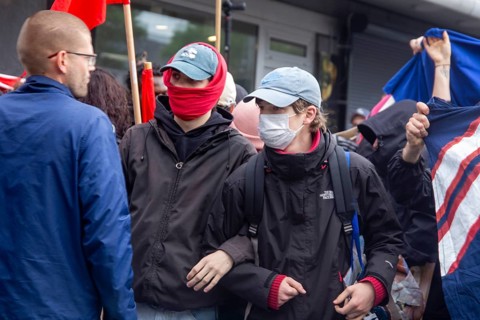 Mannheim, 2 July 2024: Attempted attack by ANTIFA on the Young Alternatives vigil. The vigil was