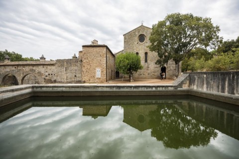 Romanesque Cistercian monastery, Abbaye du Thoronet, Département Var, Provence-Alpes-Côte d'Azur,
