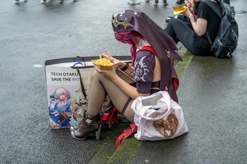 Gamescom, the world's largest trade fair for video and computer games, game character actors,