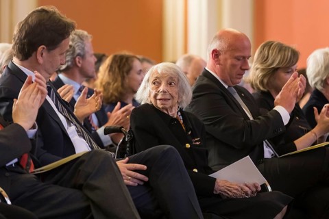 Margot Friedländer, Holocaust survivor and honorary citizen of the city of Berlin, at the