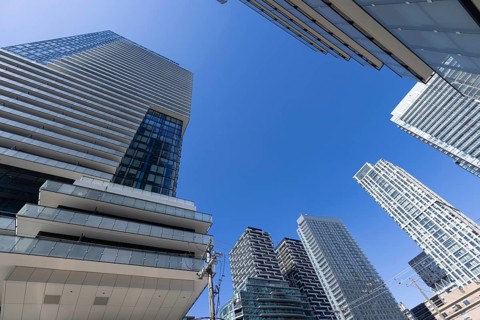 Toronto condominiums in a trendy middle and upper class district near Yonge and Eglinton midtown