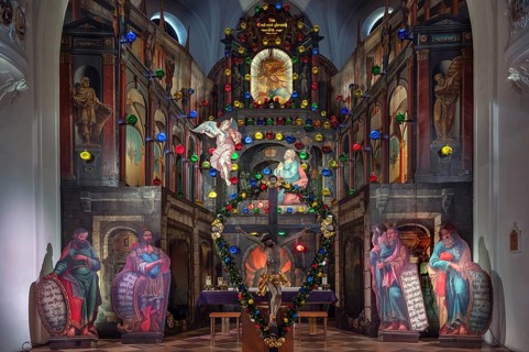 Holy Sepulchre created around 1800, St Michael's Parish Church, Kirchstr. 15, Aschau, Chiemgau,