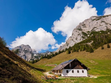Halsalm, above the Reiteralpe, Ramsau bei Berchtesgaden, Berchtesgadener Land, Upper Bavaria,