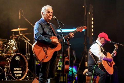 Günther Sigl, singer of the Spider Murphy Gang live on The Acoustic Tour Unplugged at Berlin's