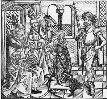 Woodcut from: Schedel'sche Weltchronik also Nürnberger Chronik, German edition, incunabulum,