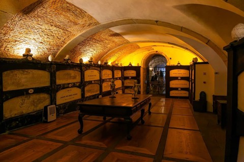 Catacombs, church of Saint Francis, Igreja e Museu de São Francisco do Porto, Ribeira district,