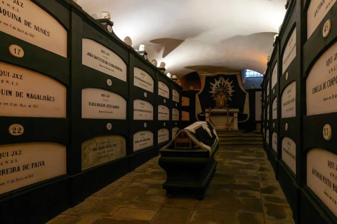 Catacombs, church of Saint Francis, Igreja e Museu de São Francisco do Porto, Ribeira district,