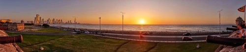 Skyline, Panorama, Cartagena, Colombia, South America