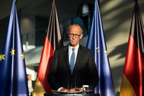 Handover of office from Olaf Scholz (SPD), former Federal Chancellor, to Friedrich Merz (CDU),