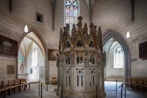 Interior view, Holy Sepulchre of the Mauritius Chapel, Mauritius Rotunda or Chapel of the Holy