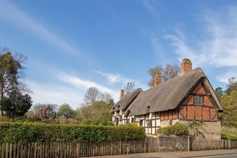 Anne Hathaway's Cottage, Shottery, Stratford-upon-Avon, Warwickshire, England, United Kingdom,