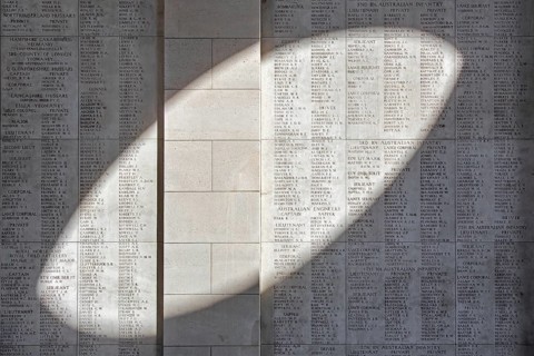 Menin Gate, Menenpoort, WW1 memorial for the missing soldiers of Commonwealth nations who died in