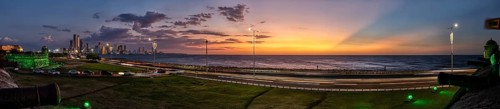 Skyline, Panorama, Cartagena, Colombia, South America