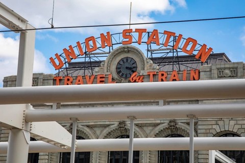 Denver, Colorado - Denver Union Station, a terminal for both long-distance Amtrak trains and local