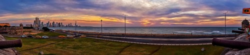 Skyline, Panorama, Cartagena, Colombia, South America