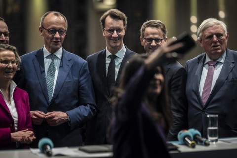 CDU Secretary General Carsten Linnemann attends the CDU policy convention in Cologne, 1 March 2024: