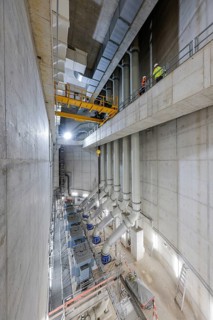 Oberhausen, Ruhr area, North Rhine-Westphalia, Germany - Emscher conversion, new Emscher AKE sewer,