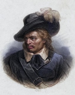 Oliver Cromwell, 1599-1658, English soldier and statesman, Historical, digitally restored