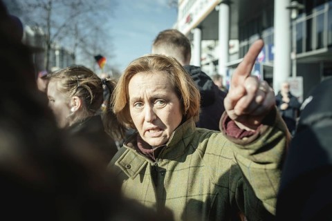 Beatrix von Storch at the final rally of Beatrix von Storch and the AfD in the Bundestag election
