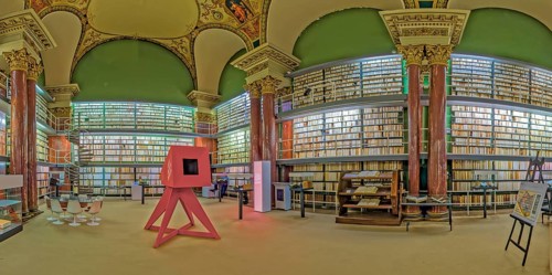 Herzog August Library Interior Panorama Wolfenbüttel Germany