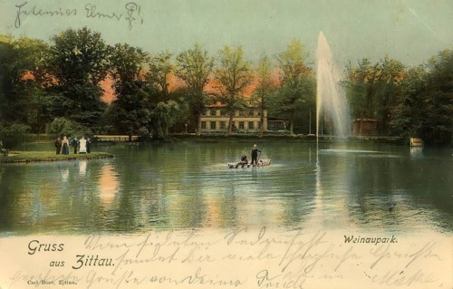 Historical postcard, picture postcard, Zittau, Saxony, Germany, digitally enhanced reproduction of
