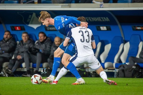 Football UEFA Europa League, 2024/25 season, matchday 7: TSG Hoffenheim v Tottenham Hotspur.