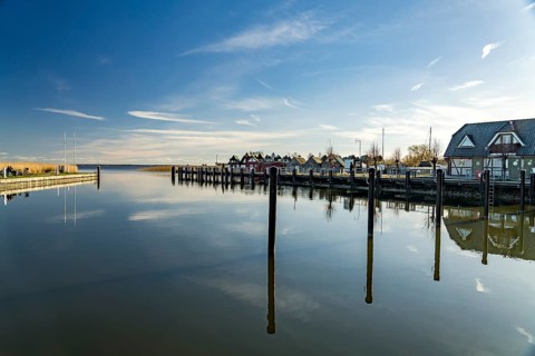 Boathouses in the small harbour of Althagen, Ahrenshoop, Mecklenburg-Vorpommern, Germany, Europe