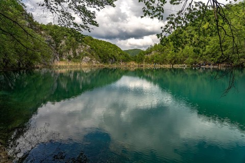 Lake in Plitvice Lakes National Park, Croatia, Europe