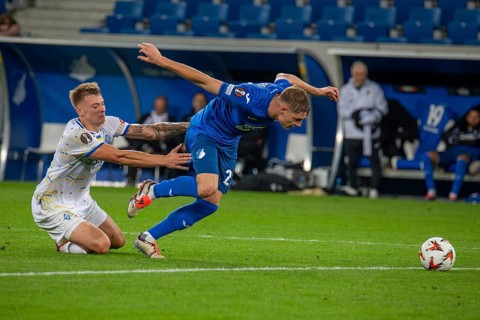 Football UEFA Europa League, 2024/25 season, matchday 2: TSG Hoffenheim v Dynamo Kiev. Picture: