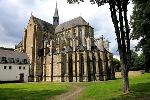 Altenberg Cathedral, Bergischer Dom, former monastery church of Altenberg Abbey, built by the