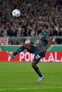 Ridle Baku RasenBallsport RB Leipzig RBL (17) Action on the ball semi-final, DFB Cup, MHPArena, MHP
