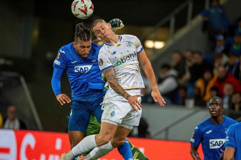 Football UEFA Europa League, 2024/25 season, matchday 2: TSG Hoffenheim v Dynamo Kiev. Picture: