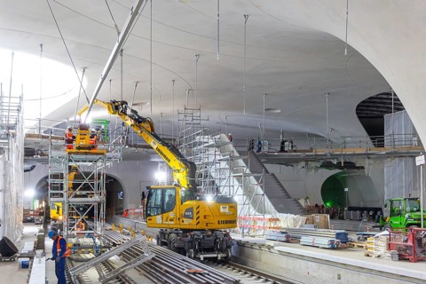 Preparations are underway for the Stuttgart 21 open construction site days, where interested