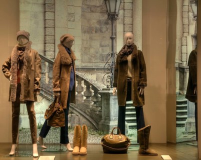 Shop windows, fashion, trends, autumn fashion, winter fashion, shopping, retail, lingerie,