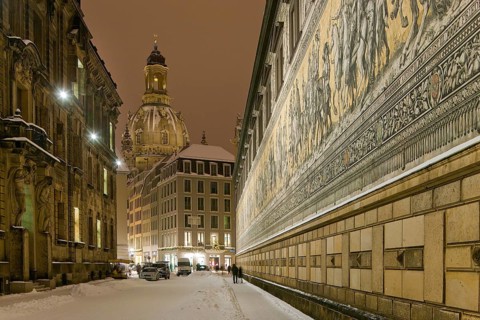 Prince's train in winter