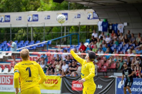 Fistball: TSV Pfungstadt against Union Tigers Vöcklabruck (IFA 2024 Fistball World Tour Finals