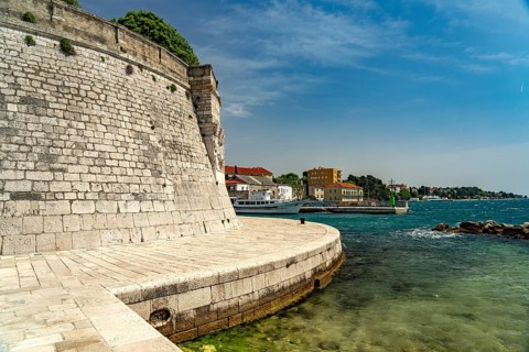 King Petar Kresimir IV Bastion in Zadar, Croatia, Europe